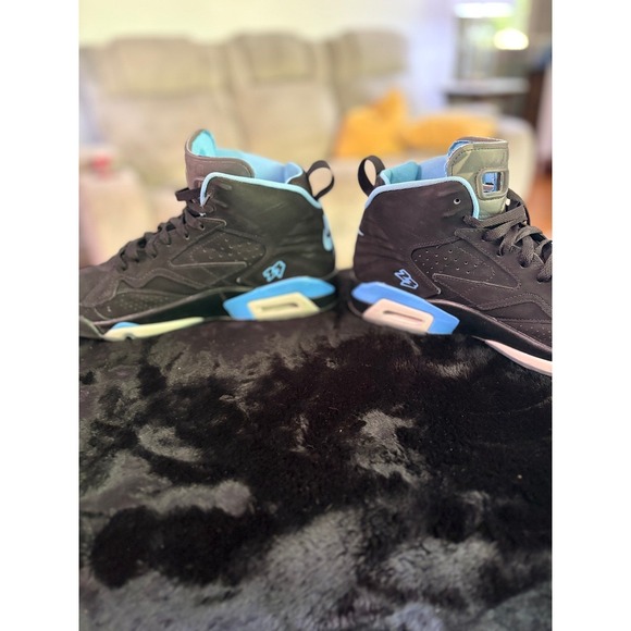 Jordan MVP 678 Black University Blue Sneakers Mens Basketball Shoes DZ4475-041 main image 5